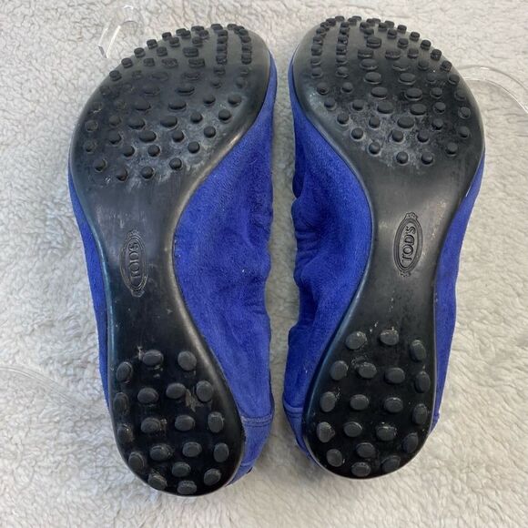 TOD’S BALLET FLATS DEE LACCERTO SUEDE - Picture 7 of 10